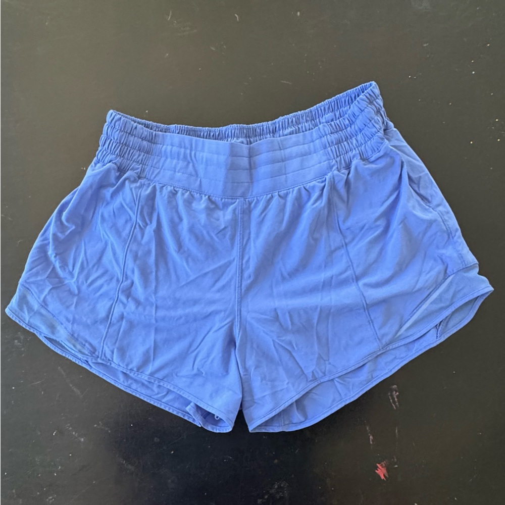 Lululemon hotty hot wild indigo HR 4” 12